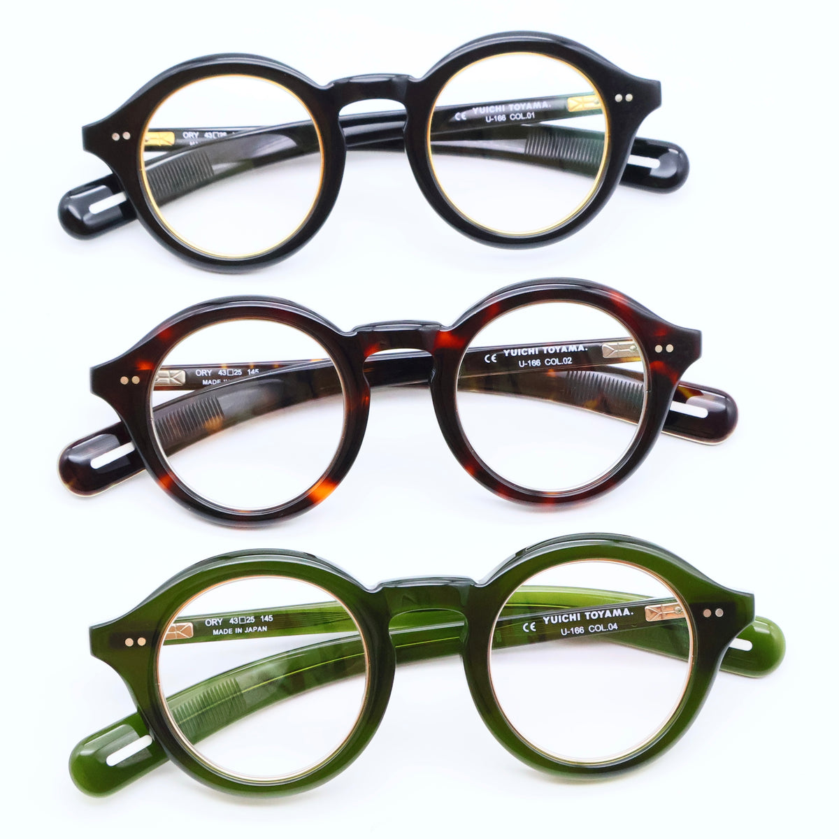 YUICHI TOYAMA.　 U-166 ORY Yuichi Toyama - ORY (U-166) Eyeglasses | Specs Collective