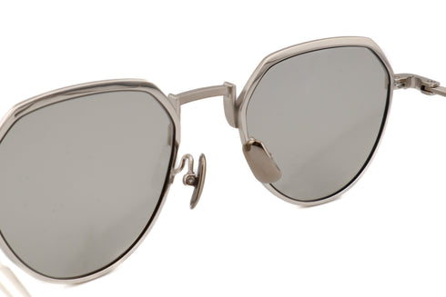 Lunetta BADA 74/03 col.1041 SILVER・LIGHT SMOKE 眼鏡 サングラス メタルフレーム ディテール