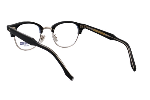 CUTLER AND GROSS CGOP 1333 col.01 Black Silver 眼鏡 サーモント 背面
