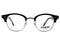 CUTLER AND GROSS CGOP 1333 col.01 Black Silver 眼鏡 サーモント 正面