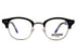 CUTLER AND GROSS CGOP 1333 col.01 Black Silver 眼鏡 サーモント 正面