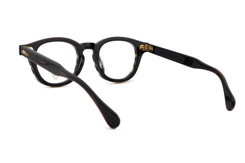 JULIUS TART OPTICAL(ジュリアスタートオプティカル) AR 46size Gold Edition(ゴールドエディション) col.CAMO SASA(カモササ) 限定 アーネル 太セル アメリカン ヴィンテージ 背面画像