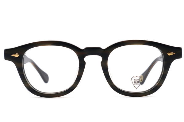 JULIUS TART OPTICAL(ジュリアスタートオプティカル) AR 46size Gold Edition(ゴールドエディション) col.CAMO SASA(カモササ) 限定 アーネル 太セル アメリカン ヴィンテージ 正面画像