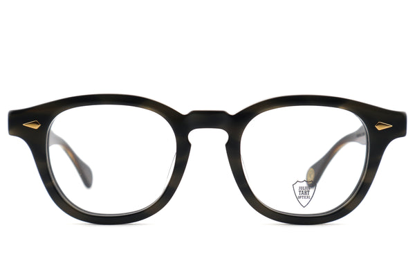 JULIUS TART OPTICAL(ジュリアスタートオプティカル) AR 48size Gold Edition(ゴールドエディション) col.CAMO SASA(カモササ) 限定 アーネル 太セル アメリカン ヴィンテージ 正面画像