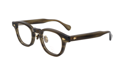 JULIUS TART OPTICAL(ジュリアスタートオプティカル) AR CHINATOWN SPECIAL ORDER col.Olive Green Sasa 斜め