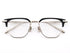 Lunetta BADA 73/09 col.0010 BLACK・SILVER 眼鏡 サングラス サーモントフレーム 正面画像