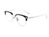 Lunetta BADA 73/09 col.0010 BLACK・SILVER 眼鏡 サングラス サーモントフレーム 側面画像