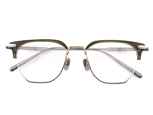 Lunetta BADA 73/09 col.0050 KHAKI・TITAN GREY 眼鏡 サングラス サーモントフレーム 正面画像