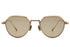 Lunetta BADA 74/03 col.1021 WHITE GOLD / LIGHT BROWN 眼鏡 サングラス メタルフレーム 正面画像
