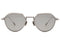 Lunetta BADA 74/03 col.1041 SILVER・LIGHT SMOKE 眼鏡 サングラス メタルフレーム 正面画像