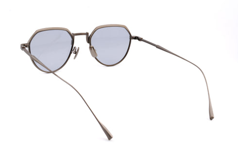 Lunetta BADA 74/03 col.1061 GUN / LIGHT BLUE GREY 眼鏡 サングラス メタルフレーム 背面画像