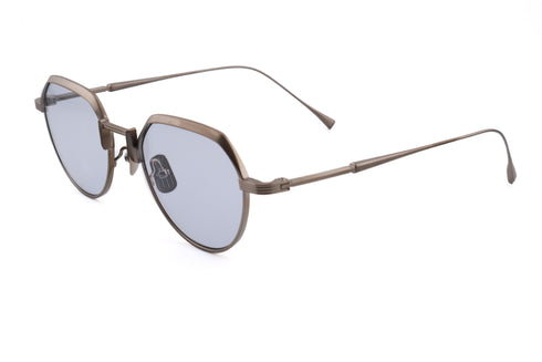 Lunetta BADA 74/03 col.1061 GUN / LIGHT BLUE GREY 眼鏡 サングラス メタルフレーム 側面画像