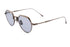 Lunetta BADA 74/03 col.1061 GUN / LIGHT BLUE GREY 眼鏡 サングラス メタルフレーム 側面画像