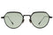 Lunetta BADA 74/03 col.1071 BLACK / LIGHT GREEN 眼鏡 サングラス メタルフレーム 正面画像