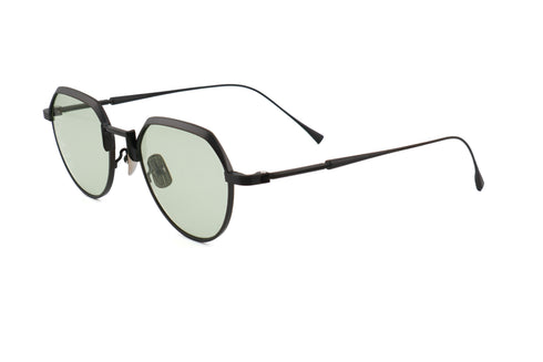 Lunetta BADA 74/03 col.1071 BLACK / LIGHT GREEN 眼鏡 サングラス メタルフレーム 側面画像