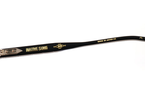 NATIVE SONS Rams col.Black(ネイティブサンズ ラムズ)セルフレーム スクエア ウェリントンシェイプ テンプル