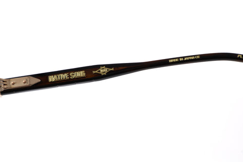 NATIVE SONS Rams col.Gasoline(ネイティブサンズ ラムズ)セルフレーム スクエア ウェリントンシェイプ テンプル