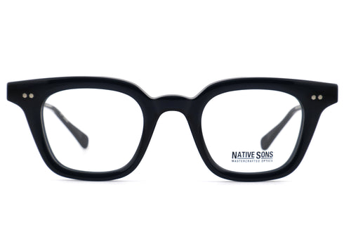 NATIVE SONS Rams col.Indigo(ネイティブサンズ ラムズ)セルフレーム スクエア ウェリントンシェイプ 正面