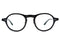 PETER AND MAY THE COOL KID col.Black ピーターアンドメイ ザクールキッド 黒色 ボストンシェイプ 眼鏡 正面