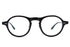 PETER AND MAY THE COOL KID col.Black ピーターアンドメイ ザクールキッド 黒色 ボストンシェイプ 眼鏡 正面
