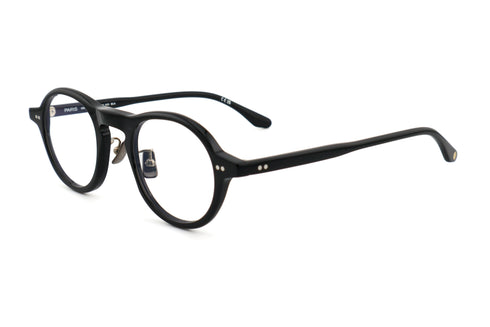 PETER AND MAY THE COOL KID col.Black ピーターアンドメイ ザクールキッド 黒色 ボストンシェイプ 眼鏡 側面