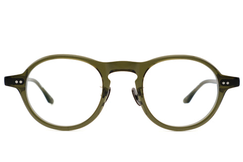 PETER AND MAY THE COOL KID col.Black ピーターアンドメイ ザクールキッド カーキ ボストンシェイプ 眼鏡 正面