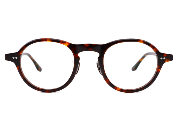 PETER AND MAY THE COOL KID col.Tortoiseピーターアンドメイ ザクールキッド べっ甲柄 ボストンシェイプ 眼鏡 正面