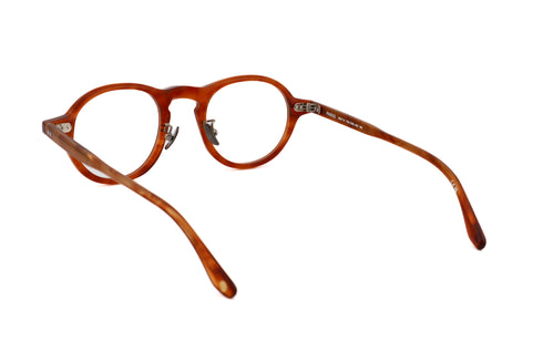 PETER AND MAY THE COOL KID col.Walnut Groveピーターアンドメイ ザクールキッド べっ甲柄 ボストンシェイプ 眼鏡 背面