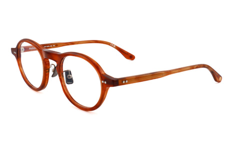 PETER AND MAY THE COOL KID col.Walnut Groveピーターアンドメイ ザクールキッド べっ甲柄 ボストンシェイプ 眼鏡 側面