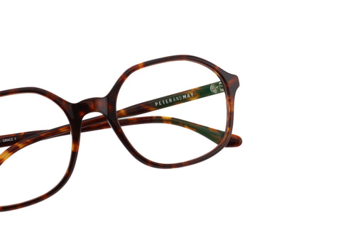 PETER AND MAY ピーターアンドメイ LT35 GRACE グレース col.Tortoise 眼鏡 サングラス ビッグシェイプ 多角形