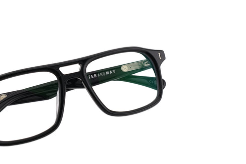 PETER AND MAY S112 CIGALE col.Black ピーターアンドメイ シガール ブラック 眼鏡 アヴィエーター ダブルブリッジ ツーブリッジ