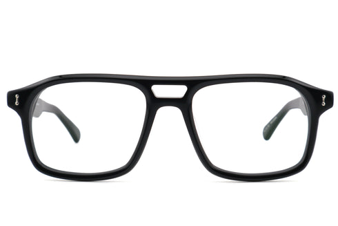 PETER AND MAY S112 CIGALE col.Black ピーターアンドメイ シガール ブラック 眼鏡 アヴィエーター ダブルブリッジ ツーブリッジ 正面