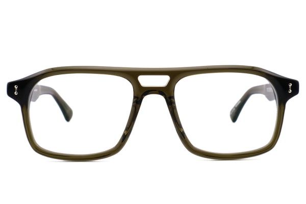 PETER AND MAY S112 CIGALE col.Saguaro ピーターアンドメイ シガール サグアロ 眼鏡 アヴィエーター ダブルブリッジ ツーブリッジ 正面