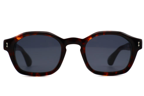 PETER AND MAY S121 NO DRAMA col.Tortoise / Black ピーターアンドメイ ノードラマ PETERANDMAY NODRAMA サングラス 正面