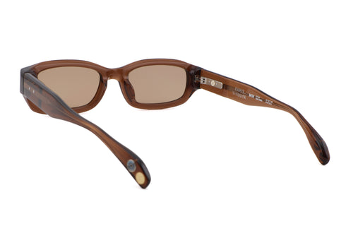 PETER AND MAY S134 PM×Manhatan Records Collabolation ピーターアンドメイ マンハッタンレコード コラボレーションモデル col.Dark Amber / Latte サングラス 背面