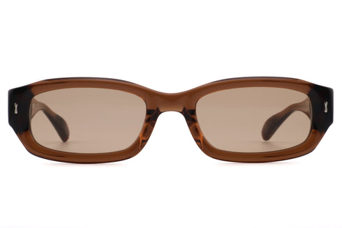 PETER AND MAY S134 PM×Manhatan Records Collabolation ピーターアンドメイ マンハッタンレコード コラボレーションモデル col.Dark Amber / Latte サングラス 正面