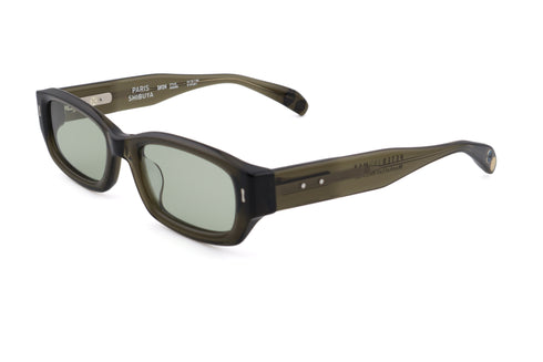 PETER AND MAY S134 PM×Manhatan Records Collabolation ピーターアンドメイ マンハッタンレコード コラボレーションモデル col.Saguaro / Graphite Green サングラス 側面画像