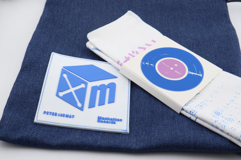 PETER AND MAY S134 PM×Manhatan Records Collabolation ピーターアンドメイ マンハッタンレコード コラボレーションモデル グッズ 付属品 巾着ケース メガネ拭き