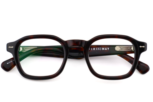 PETER AND MAY S98 HERO 46size col.Dark Shell ピーターアンドメイ ヒーロー PETERANDMAY 眼鏡 正面