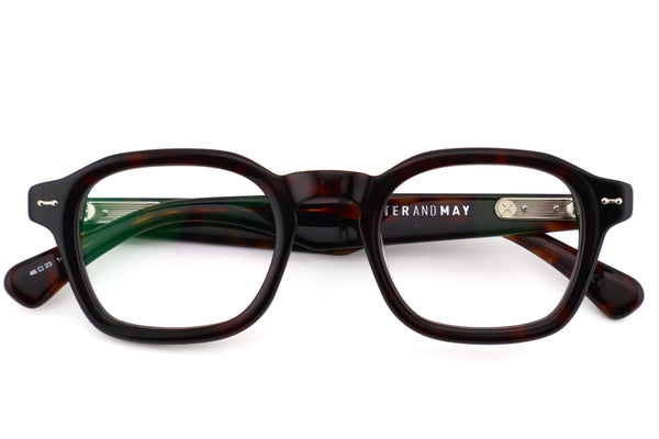 PETER AND MAY S98 HERO 46size col.Dark Shell ピーターアンドメイ ヒーロー PETERANDMAY 眼鏡 正面