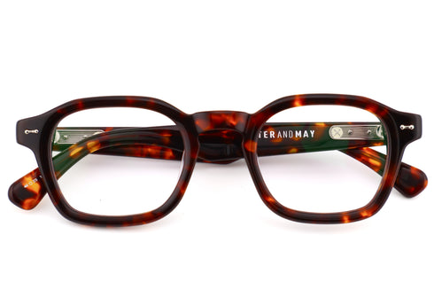 PETER AND MAY S98 HERO 46size col.Tortoise ピーターアンドメイ ヒーロー PETERANDMAY 眼鏡 正面