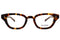 SAUVAGE(サヴァージュ) Lady Jane(レディジェーン)col.Brown Tortoise 眼鏡 サングラス セルフレーム キャットアイシェイプ べっ甲柄 正面画像