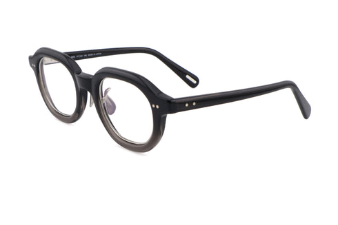 YUICHI TOYAMA.(ユウイチトヤマ) U-185 BRS col.03 Fade Grey/Silver 斜めカット 物撮り