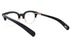 YUICHI TOYAMA U-171 BER セルフレーム メガネ col.02 Black + Clear half White gold ブラック クリア ハーフ ホワイトゴールド 背面