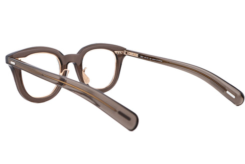 YUICHI TOYAMA U-171 BER セルフレーム メガネ col.03 Taupe White gold トープ ホワイトゴールド 背面