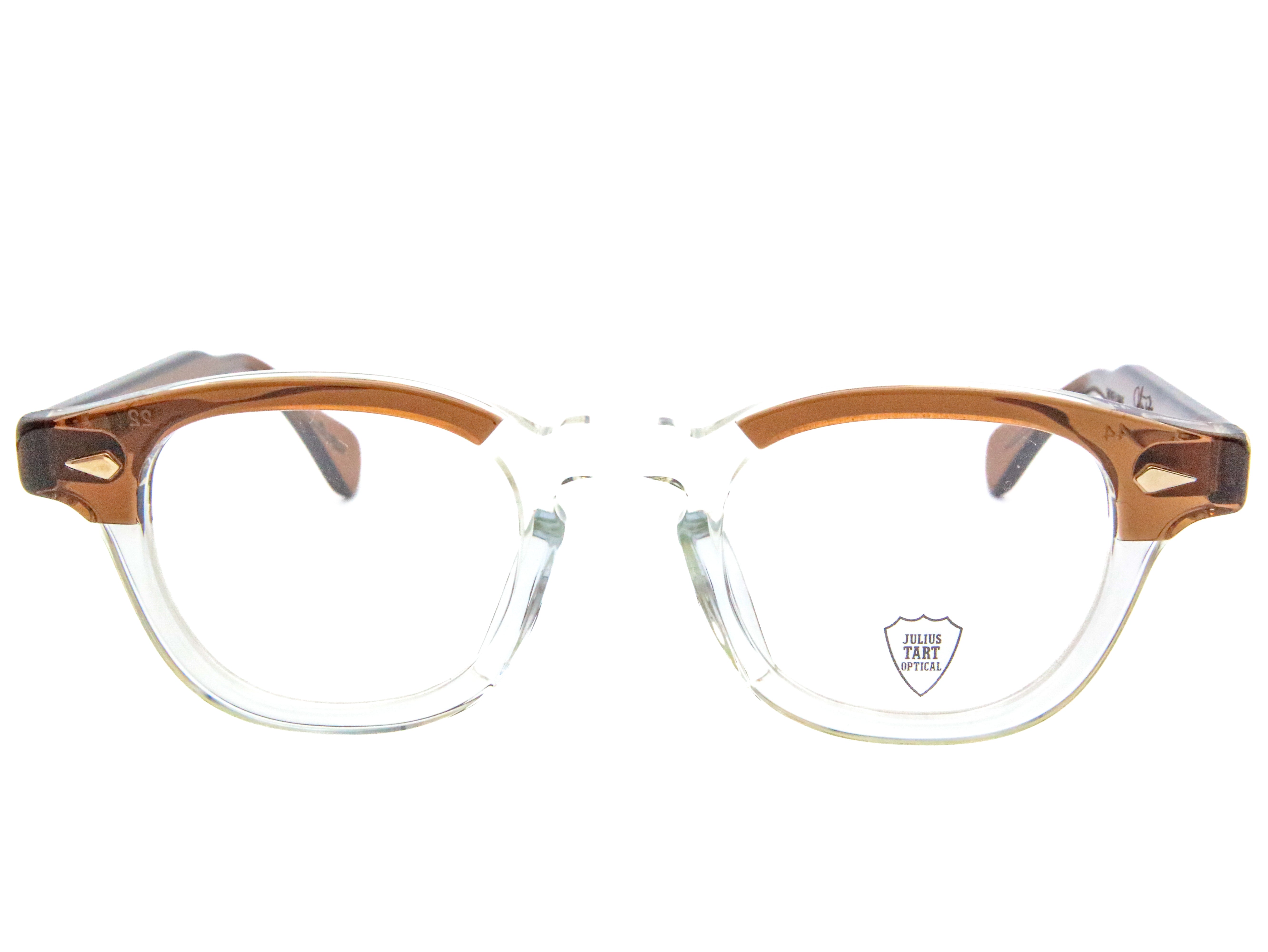 JULIUS TART OPTICAL タート メガネフレーム AR アーネル 44□22 BROWN CRYSTAL 2 ブラウンクリスタル 2 JULIUS TART OPTICAL（ジュリアス・タート・オプティカル）人気モデル