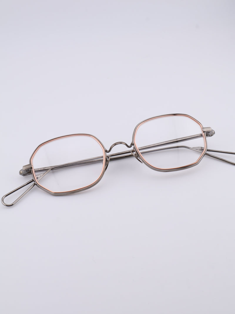 AHLEM（アーレム） Paris 03 (Limited) col.Ruthenium/Rose Gold 眼鏡
Eyeglasses
Metal Frame（メタルフレーム）
double rim（ダブルリム）