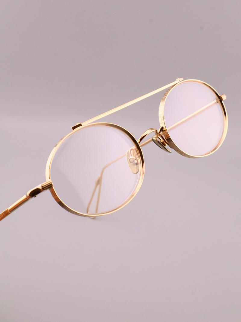 AHLEM（アーレム） Turbigo col.Champagne 眼鏡
Eyeglasses
Metal Frame（メタルフレーム）
Double Bridge（ダブルブリッジ）
Oval Shape（オーバルシェイプ）