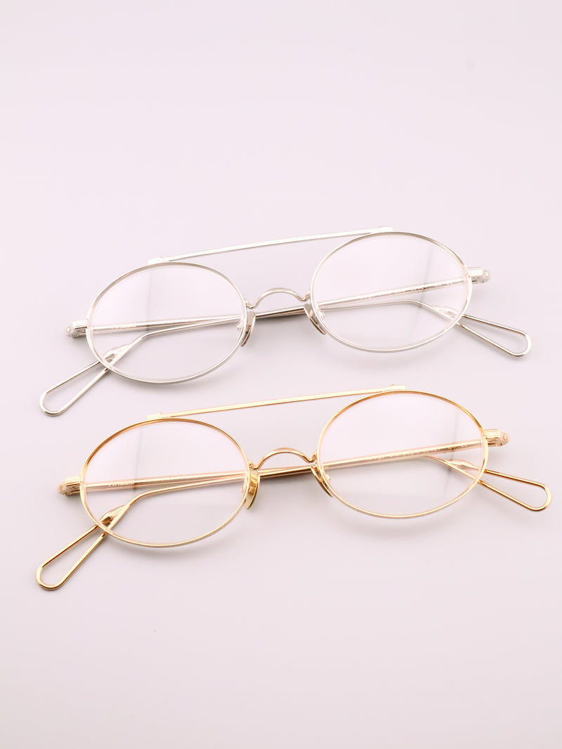 AHLEM（アーレム） Turbigo 眼鏡
Eyeglasses
Metal Frame（メタルフレーム）
Double Bridge（ダブルブリッジ）
Oval Shape（オーバルシェイプ）